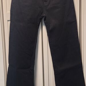 Hudson Jeans Black High-Rise Straight Jeans